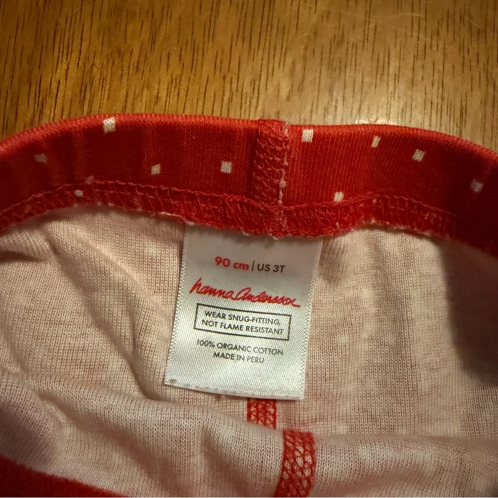 Hanna Andersson Nordic Snowflake‎ Pajama Set Size 3T Organic Cotton